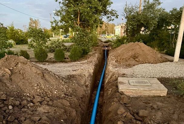 Участок водопровода в станице Павловской отремонтировали по нацпроекту