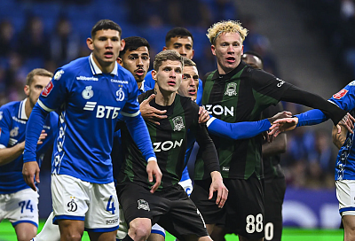 «Краснодар» сыграл вничью с «Динамо» в первом матче финала Пути РПЛ Кубка России