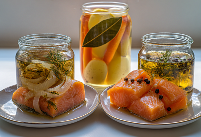 Малосольная красная рыба: два простых маринада за часы или сутки