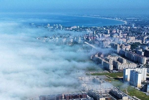 Мгла над побережьем: густые туманы окутали Анапу, Новороссийск и Сочи