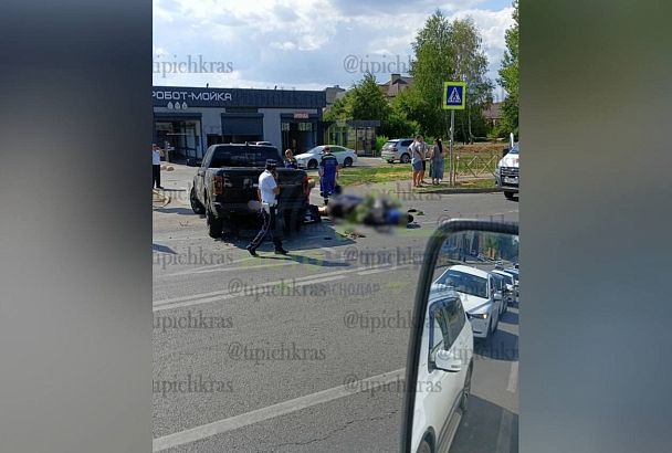 Водитель и пассажир мотоцикла погибли в ДТП в Краснодаре