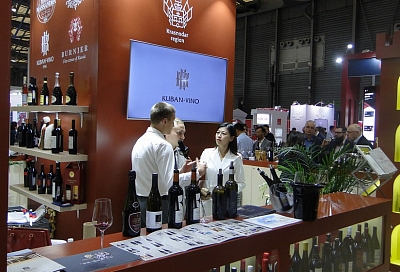 Кубанские вина впервые представили на международной выставке в Шанхае