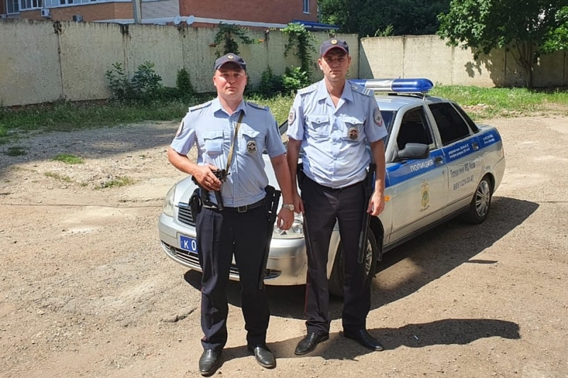 В Краснодаре сотрудники полиции помогли экстренно доставить пенсионерку в больницу