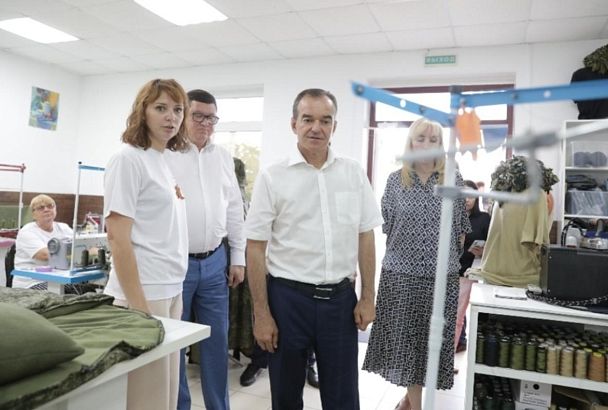 Губернатор Краснодарского края Вениамин Кондратьев встретился с волонтерами Тимашевского района