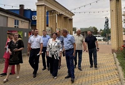 Галина Данильченко оценила благоустройство в Кореновском районе