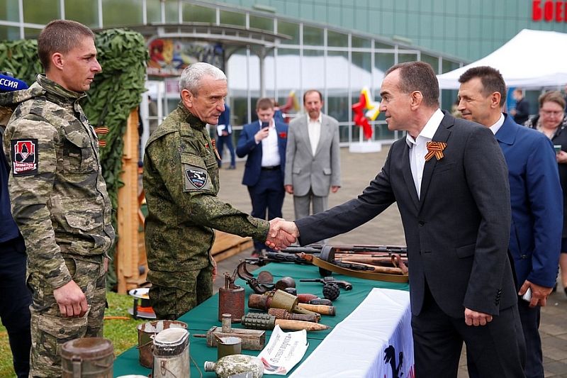 Губернатор Кубани Вениамин Кондратьев посетил финал регионального этапа военно-спортивной игры «Победа»
