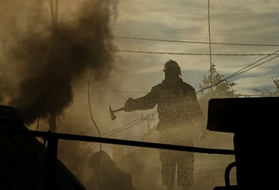 Пожар на нефтебазе в Краснодарском крае полностью потушили