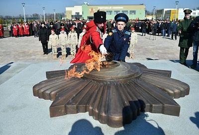 Самый крупный в ЮФО военно-патриотический центр им. Казанцева открыли под Краснодаром 