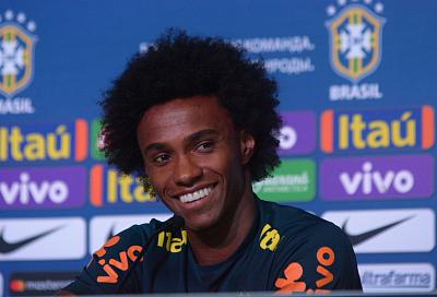 Нападающий сборной Бразилии Виллиан: «Мы благодарны нашим семьям за поддержку на ЧМ»