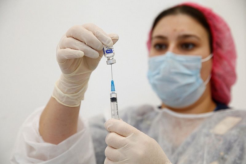 В Тбилисском районе вакцинацию от коронавируса проходят жители отдаленных поселений