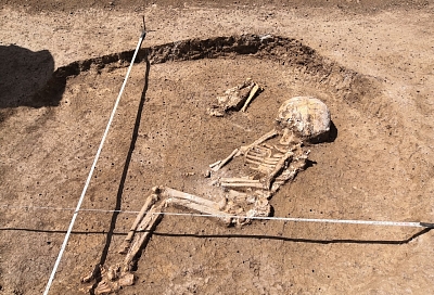 Под Краснодаром обнаружено захоронение железного века с уникальными артефактами 