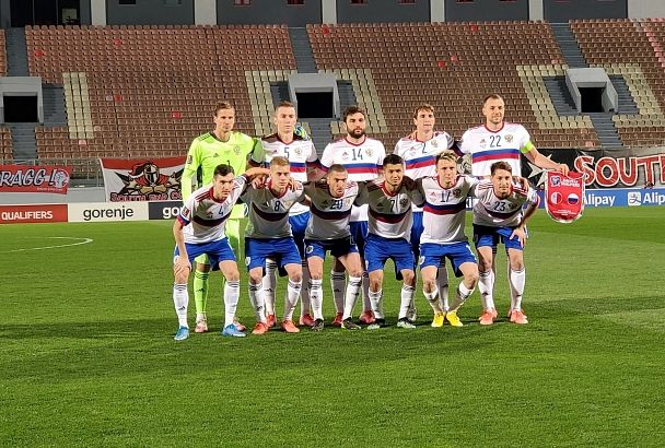 Назван стартовый состав сборной России по футболу на матч против словенцев в Сочи