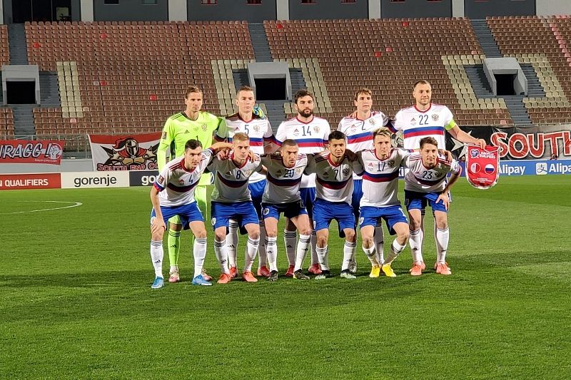 Назван стартовый состав сборной России по футболу на матч против словенцев в Сочи