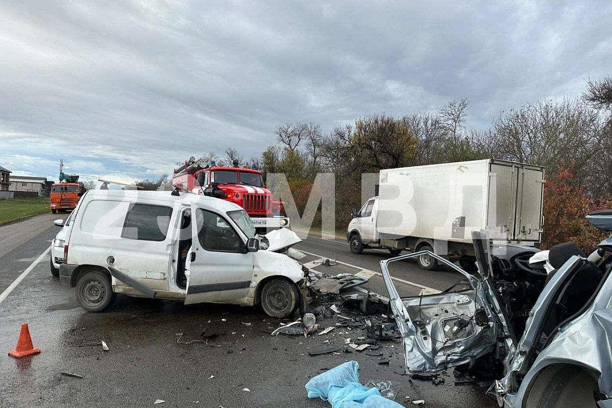 Два человека погибли в жестком лобовом ДТП под Краснодаром. 24 ноября 2023  г. Кубанские новости