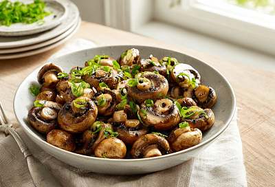 Маринованные шампиньоны стали хитом на столе: приготовила за 10 минут, и они хрустят с невероятным ароматом