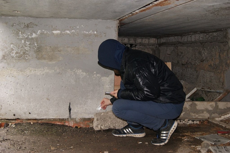 В Краснодарском крае сотрудниками полиции задержан закладчик наркотиков
