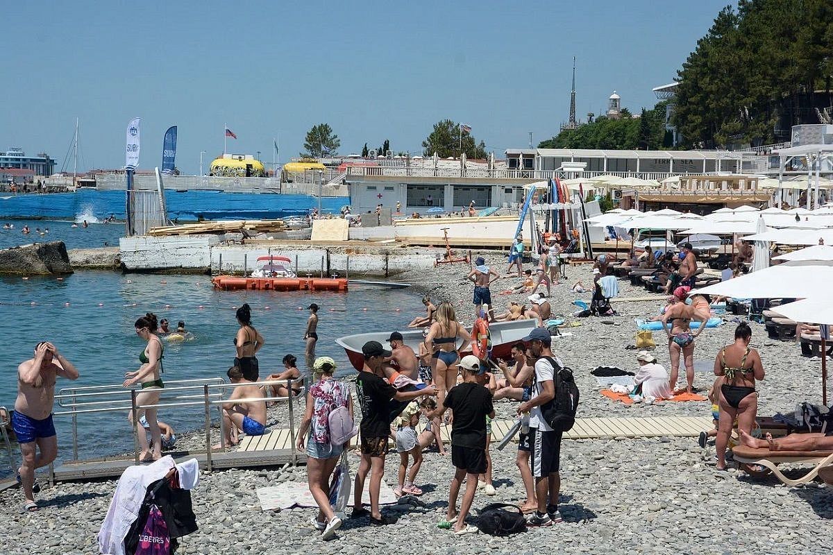 У берегов каких курортов Краснодарского края самая теплая вода в море