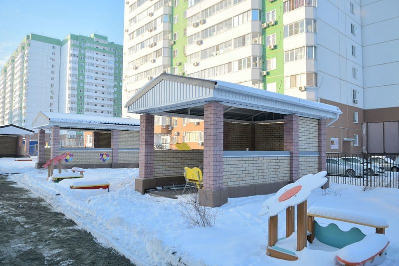 Один из самых больших детских садов Краснодара построили на три месяца раньше срока