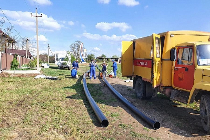 В Успенском районе в рамках нацпроекта «Экология» до конца года построят новый водопровод