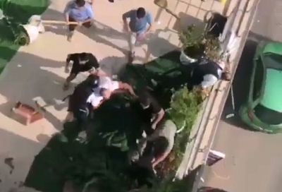 Появилось видео массовой драки со стрельбой и поножовщиной в гостинице под Туапсе