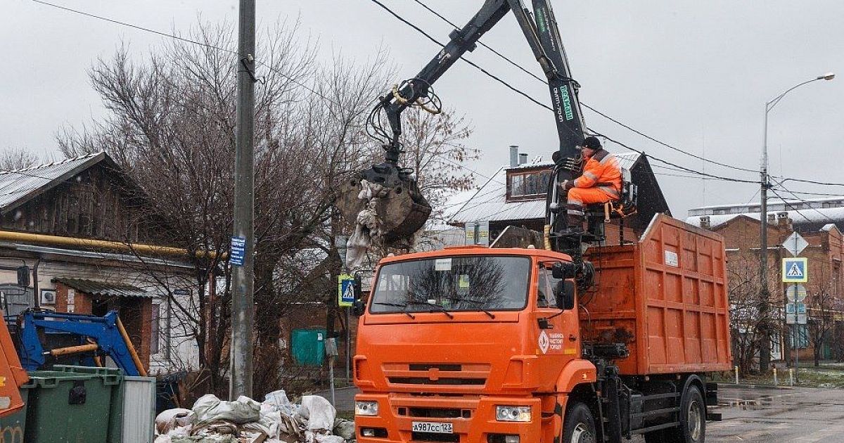 Вывоз мусора краснодар газель