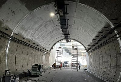Ремонт тоннеля, соединяющего Дублер Курортного проспекта с обходом Сочи, завершится до начала зимы