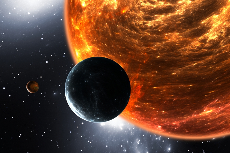 Астрономы обнаружили планету, которая вращается внутри своей звезды