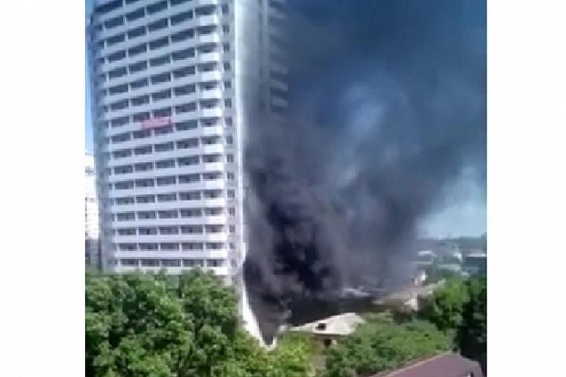 В Краснодаре произошел пожар в ЖК «Карандаши»