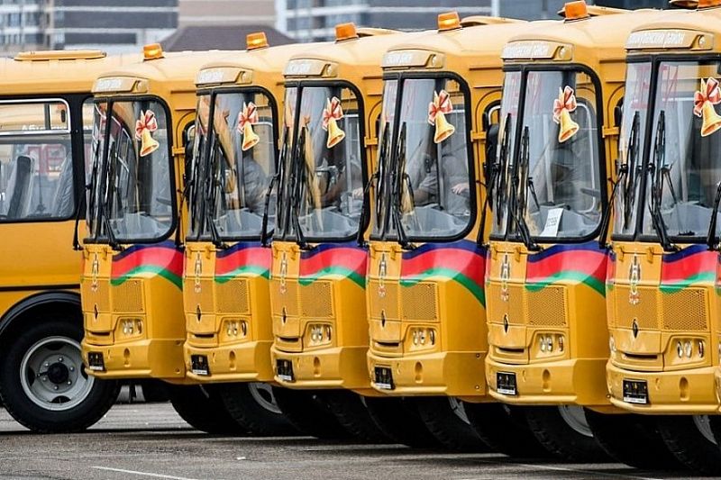 За последние пять лет в Краснодарском крае обновили 90% школьных автобусов