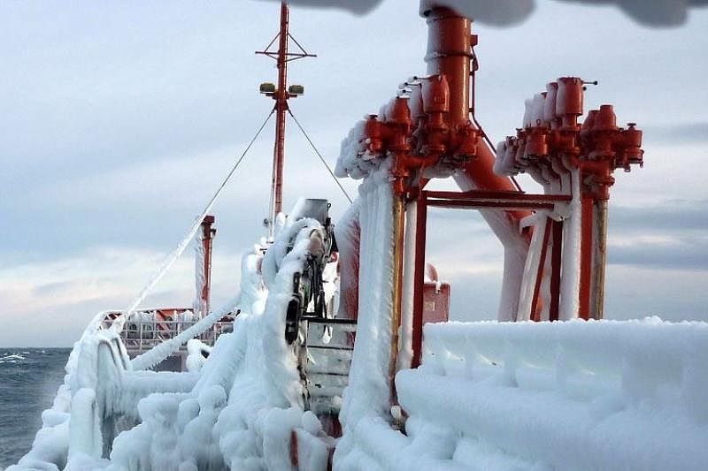 Обледенение судов ожидается в Азовском море из-за сильного ветра