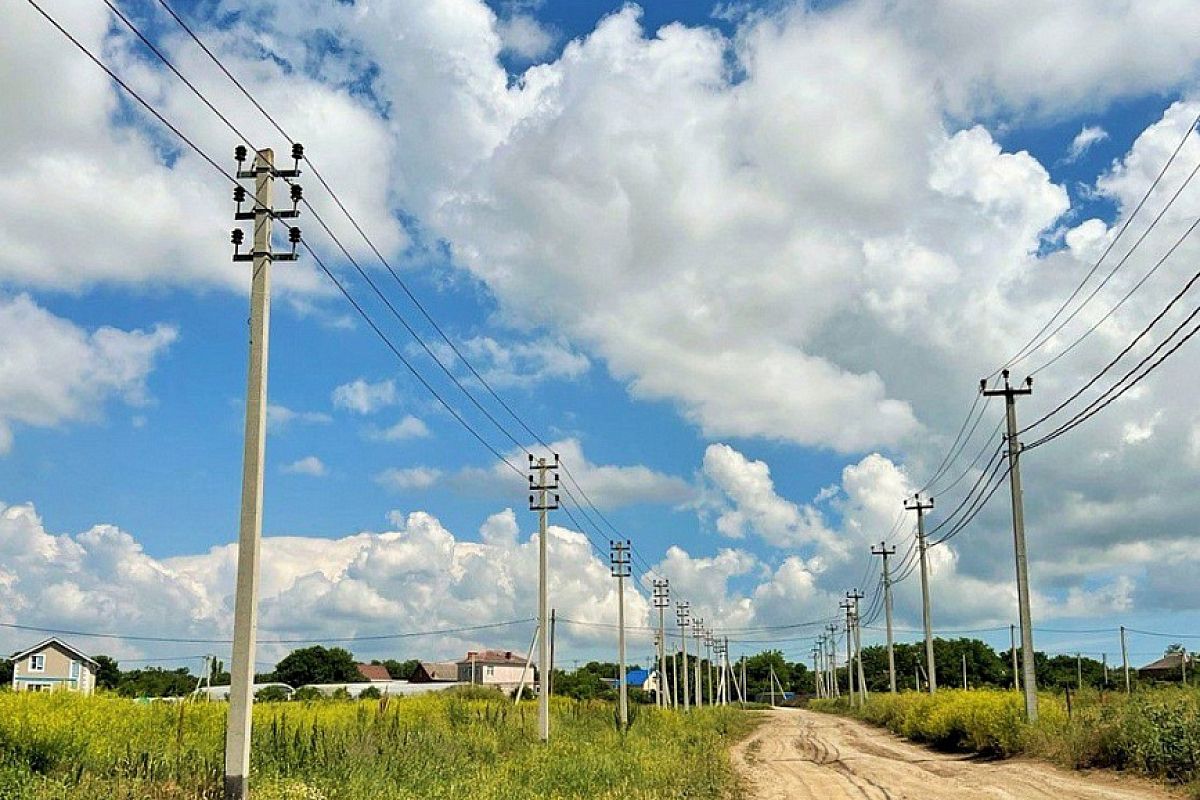 Около Новороссийска построили новую линию электропередачи