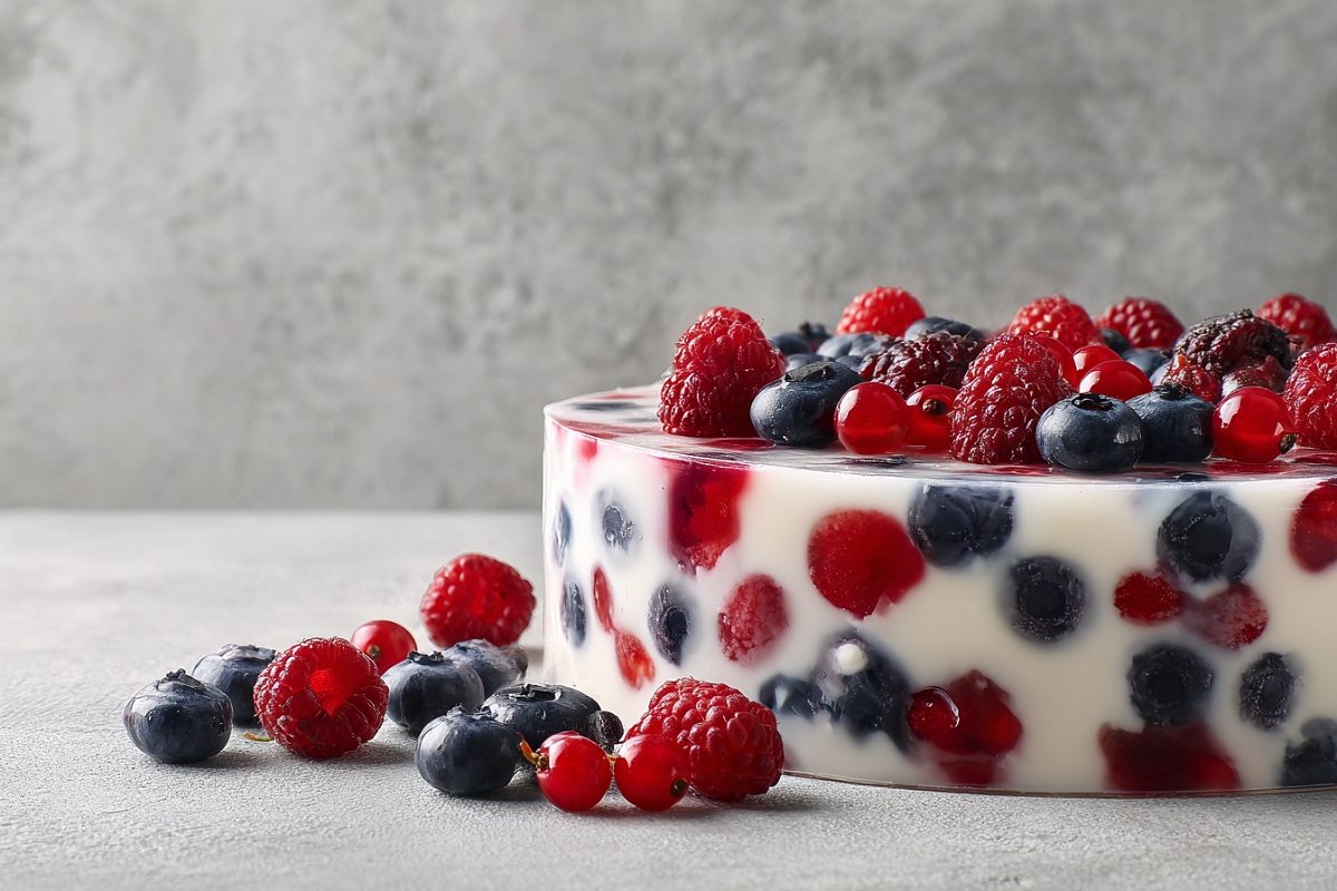 Ягодный торт без выпечки – нежный, готовится за 20 минут. Справится даже ребенок!