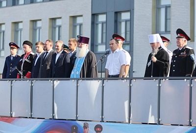 Губернатор Вениамин Кондратьев открыл новый Кубанский казачий кадетский корпус имени Ивана Безуглого
