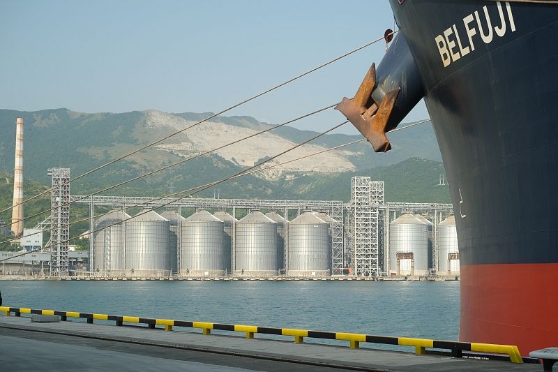 Стратегический, глубоководный: уникальный причал для экспорта российского зерна открыли в Новороссийске