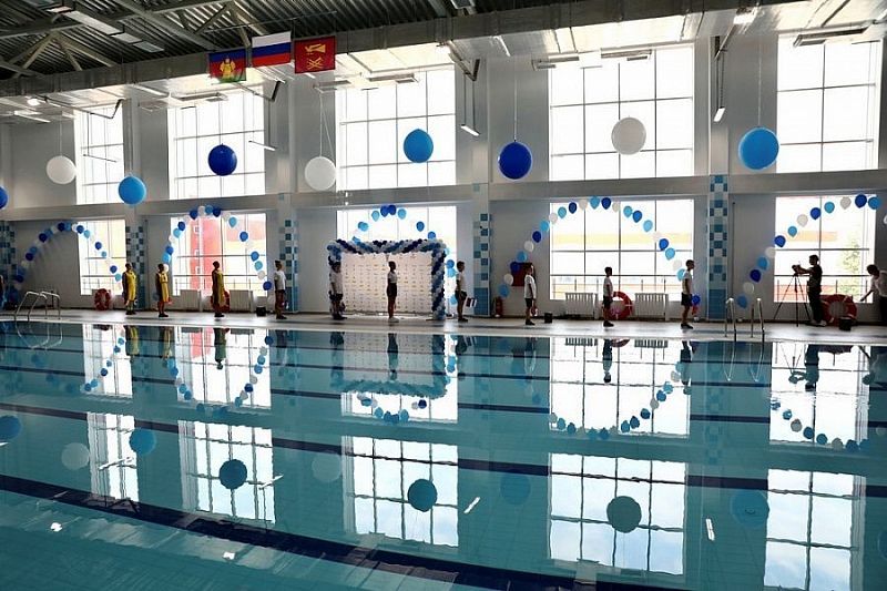 Плавательный бассейн открыли 1 сентября в Кореновске