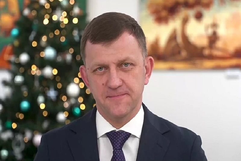 Мэр Краснодара Наумов поздравил горожан с наступающим Новым годом