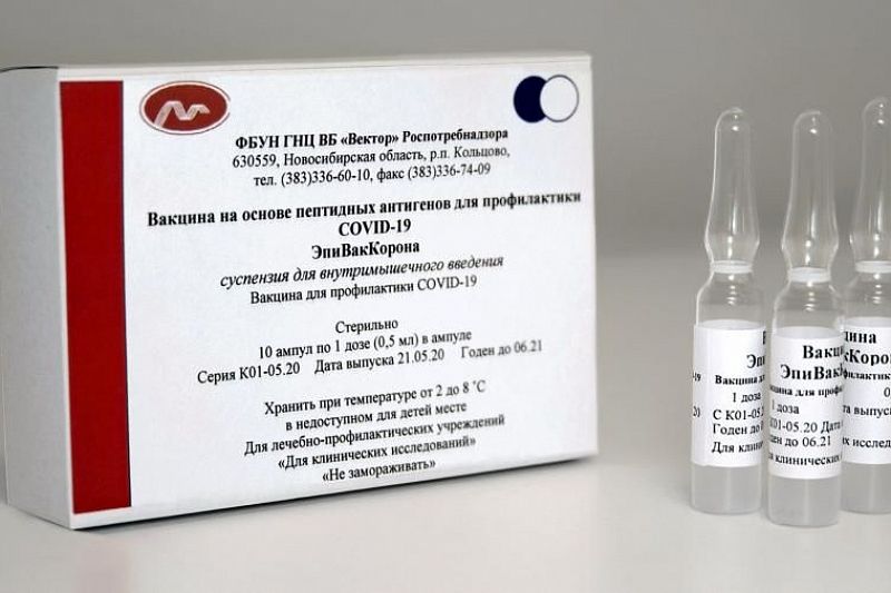 Испытания вакцины «ЭпиВакКороны» на добровольцах начнутся в ноябре