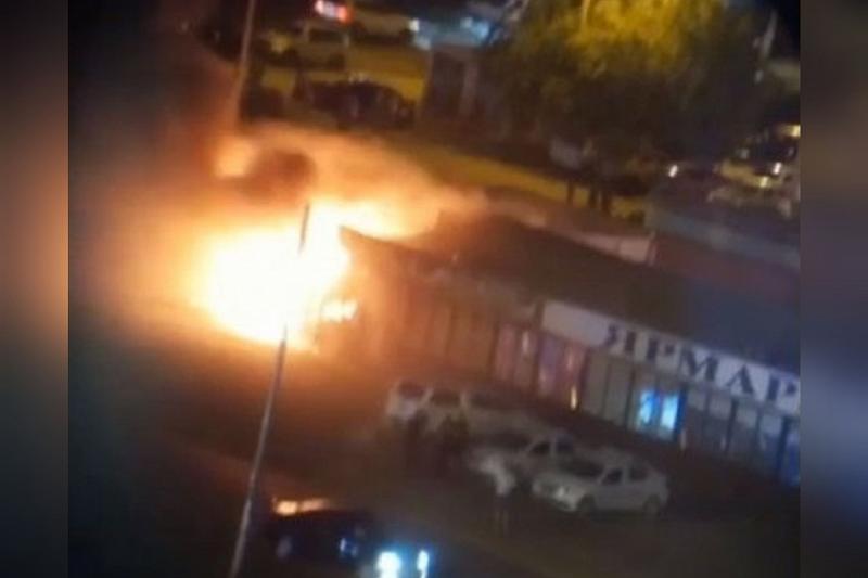 Пожар на ярмарке по ул. 40 лет Победы в Краснодаре устроил пьяный бизнесмен
