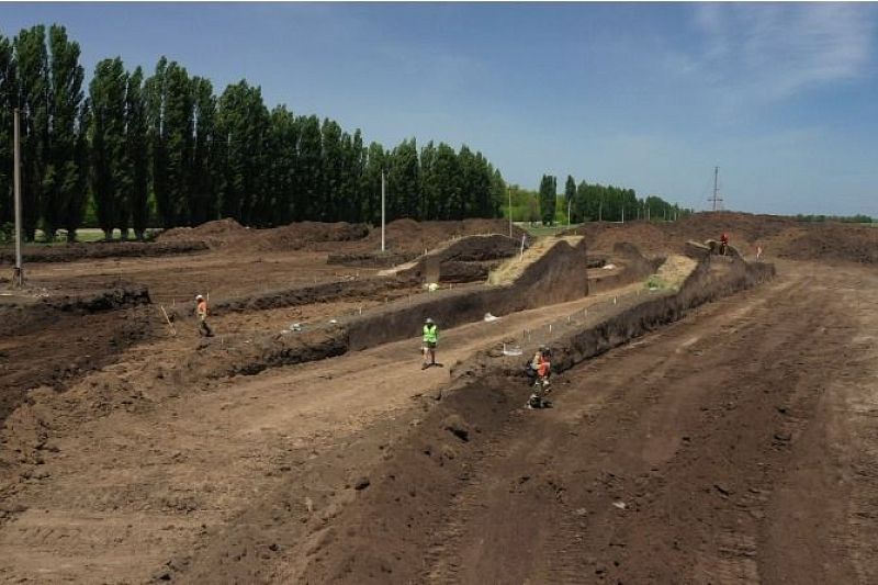 Для строительства Дальнего Западного обхода Краснодара археологи обследуют более 59 тыс. кв. метров территории