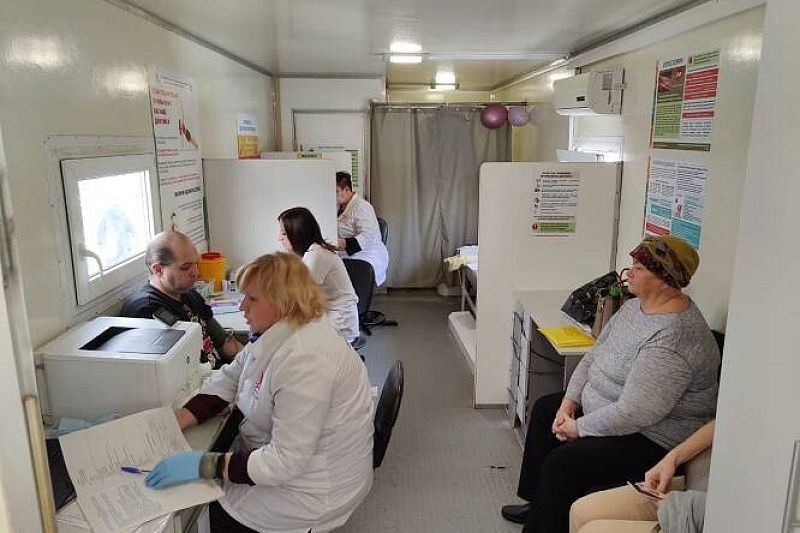 Жители Краснодара могут пройти обследование в мобильном центре здоровья