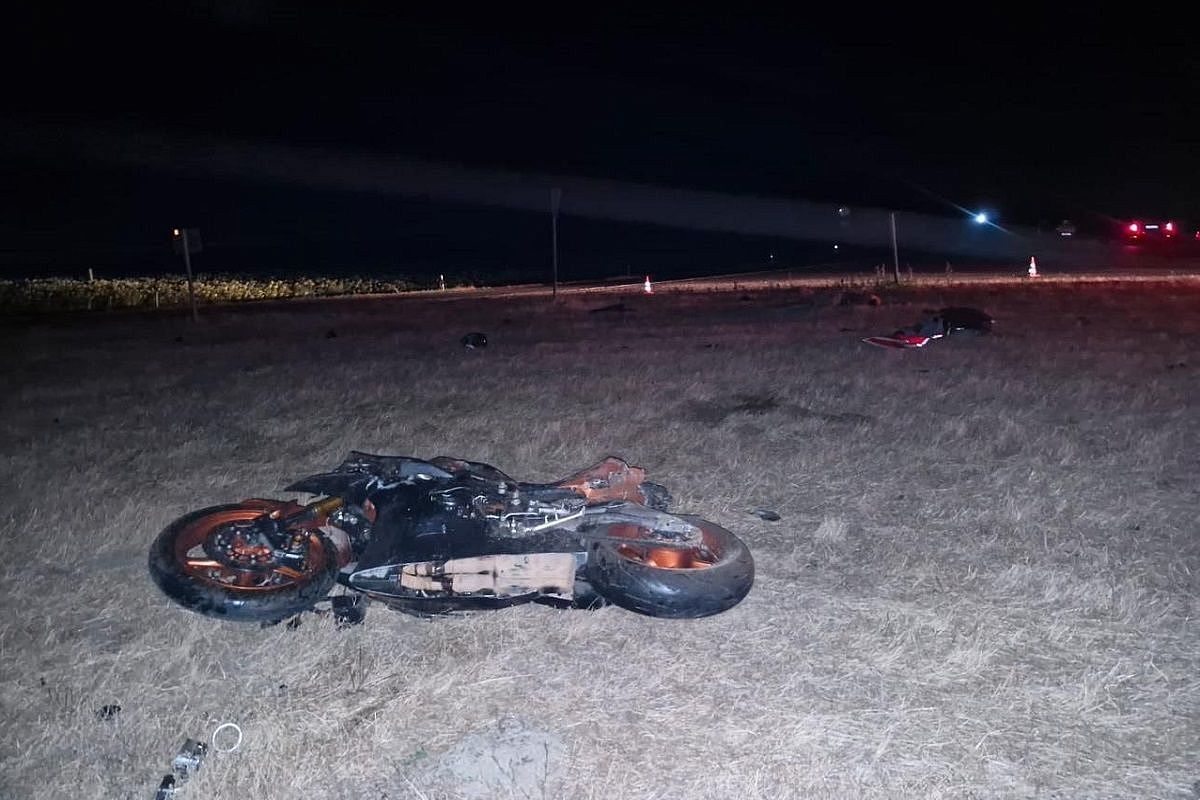 Двое мужчин на мотоцикле погибли в ДТП на трассе в Краснодарском крае