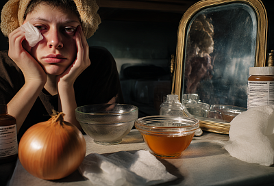 Луковый сок в нос, йодная сетка и синяя лампа: почему эти методы не работают