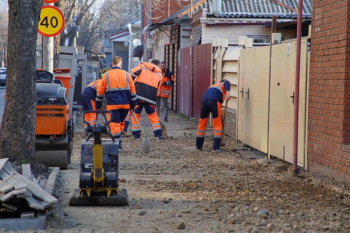 В Краснодаре стартовал ремонт улицы Октябрьской