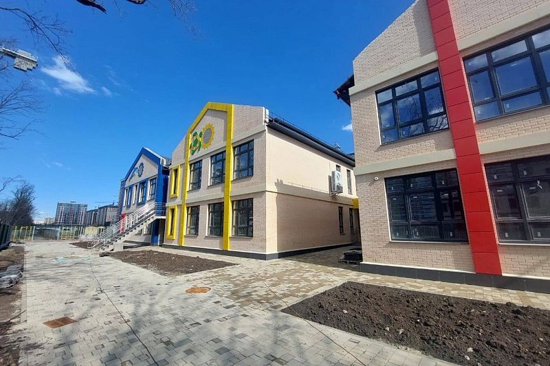 Два детских сада достраивают в районе Западного Обхода Краснодара
