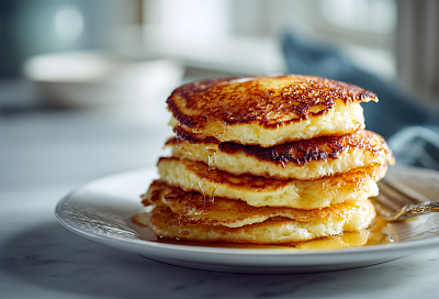 Манные оладьи на кефире: пышные, нежные и совсем другие на вкус