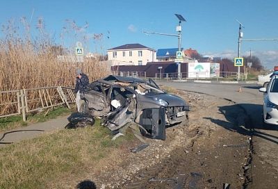 Двое в больнице: полиция рассказала подробности жесткого ДТП с патрульной машиной в Анапе