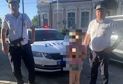 Пропавшую семилетнюю девочку нашли госавтоинспекторы в станице Ленинградской