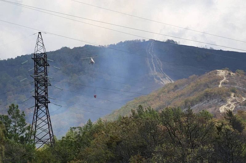 В Геленджике полностью ликвидировали крупный лесной пожар