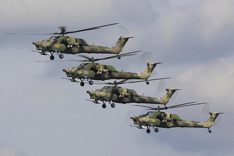 В небе над Краснодаром 27 августа пролетят военные вертолеты и самолеты 