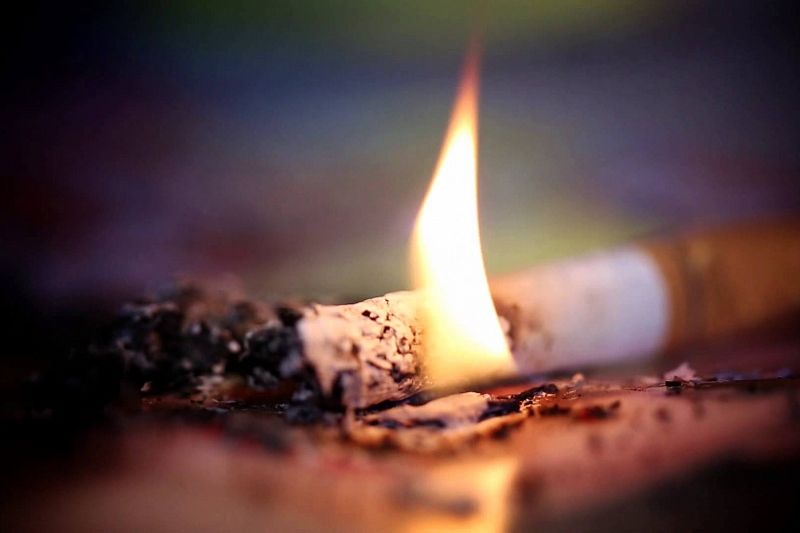 В Новороссийске из-за непотушенной сигареты сгорел мужчина